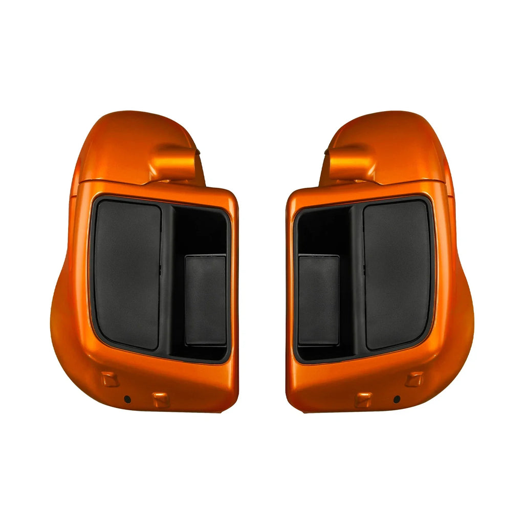 Vented Leg Fairings for Harley Touring 2014-2024 - Scorched Orange