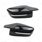 Gloss Black M Style Wing Mirror Cap Covers for BMW G20 G21 G22 G26 (2019–2023)