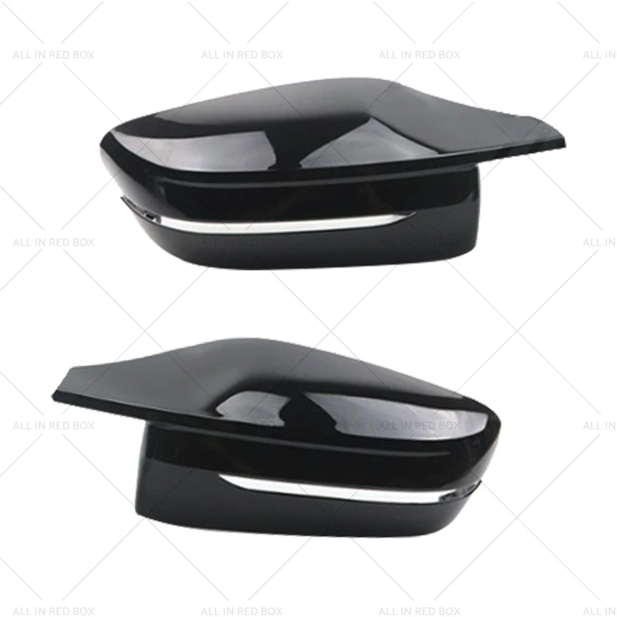Gloss Black M Style Wing Mirror Cap Covers for BMW G20 G21 G22 G26 (2019–2023)