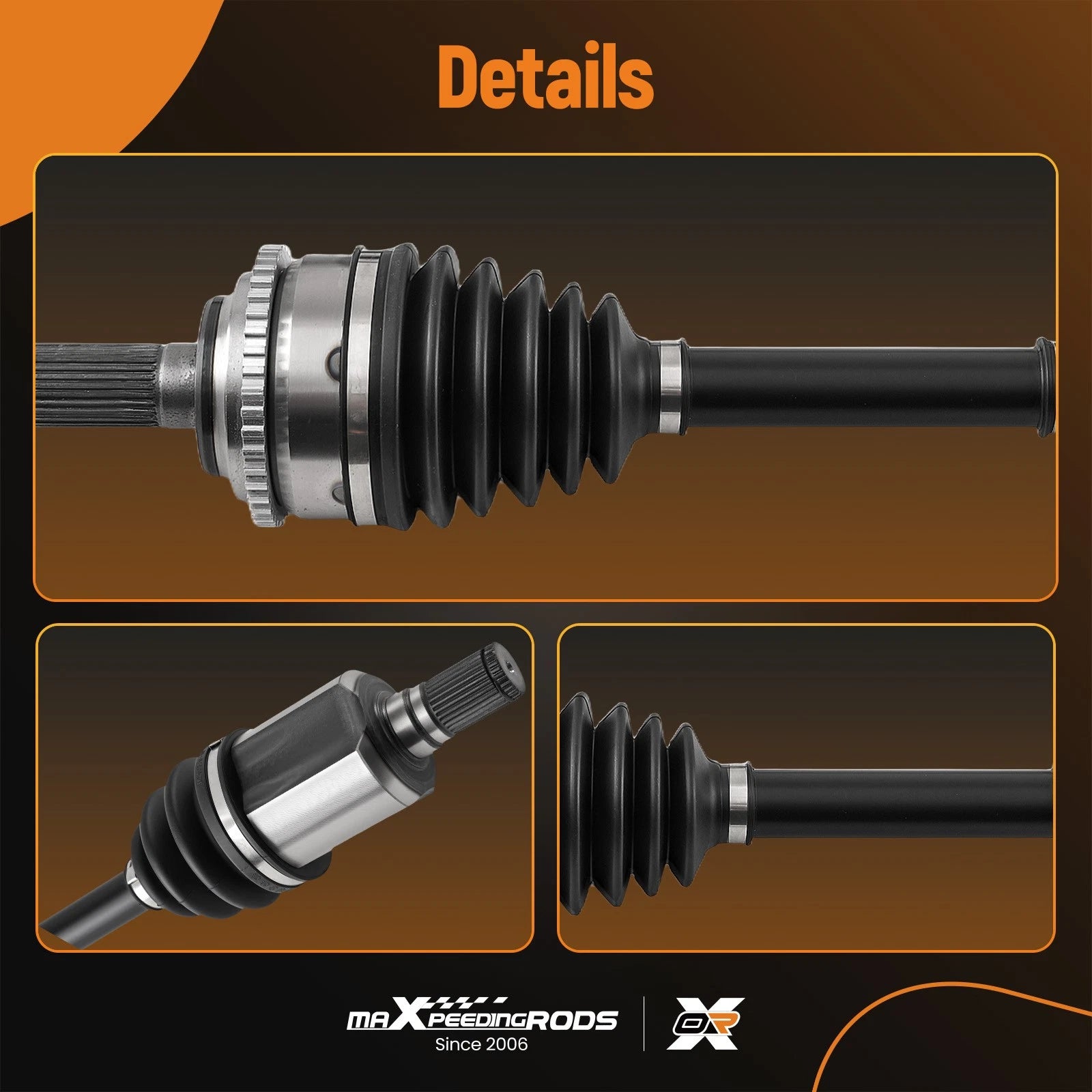 2X CV Axle Assembly Front for Ford Fusion Lincoln MKZ (2007–2012) 3.5L