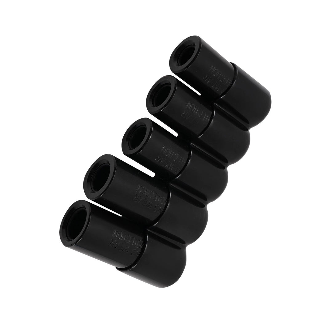 Set of 5 Large Tap Sockets for 5/8, 11/16, 3/4, 7/8, 1 Inch Taps