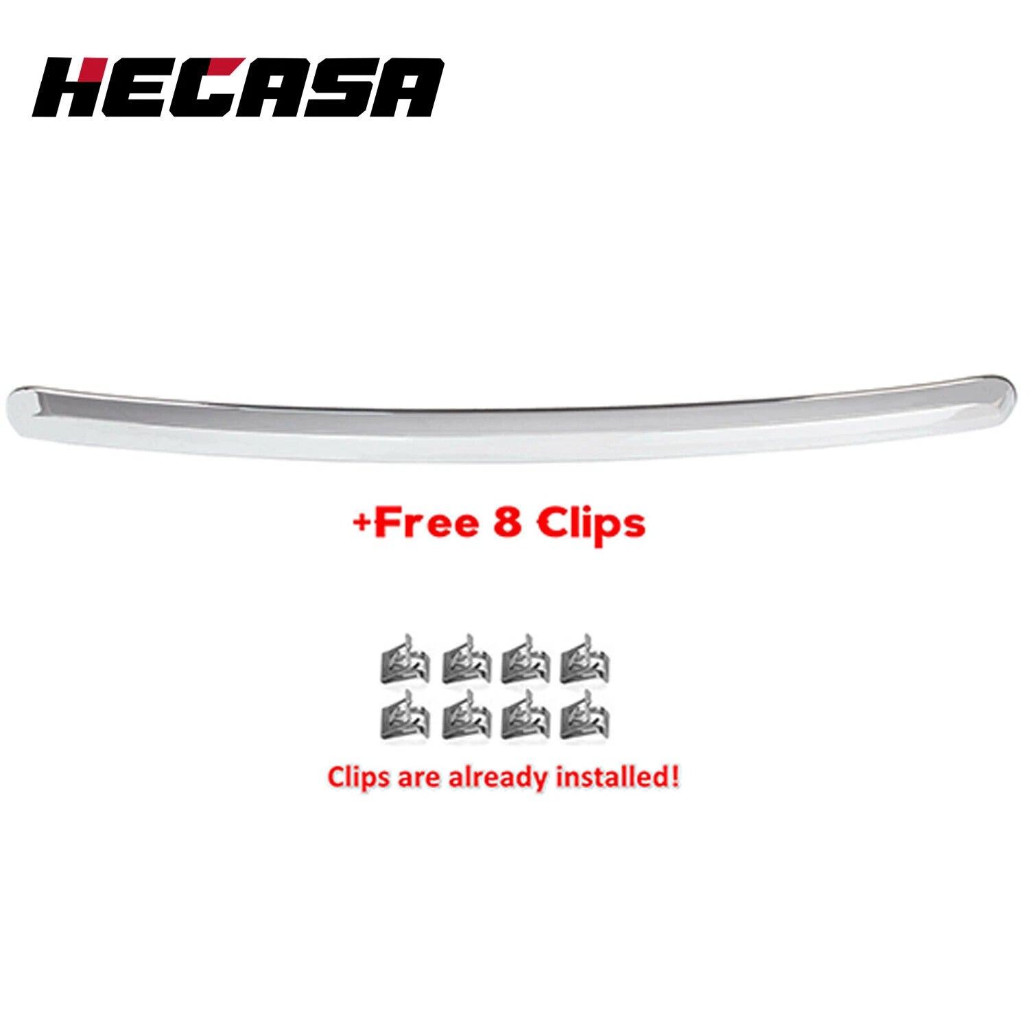 Chrome Hood Molding Trim for GMC Sierra 1500 2500 3500 (2007-2013)