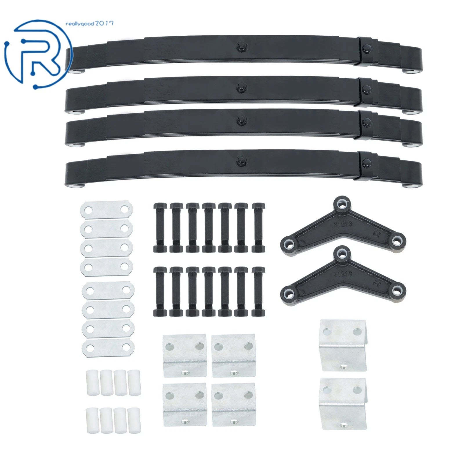 Tandem Trailer Axle Suspension Kit for 3500lbs Trailers (1750lbs)