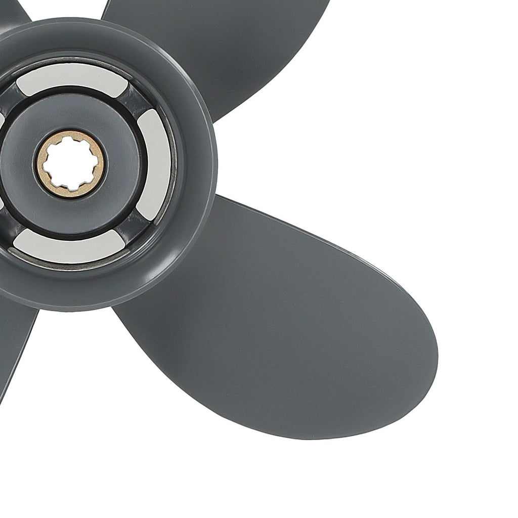 Aluminum Outboard Propeller for Honda BF9.9 Yamaha 9.9HP 10"-15HP (2008–2020)