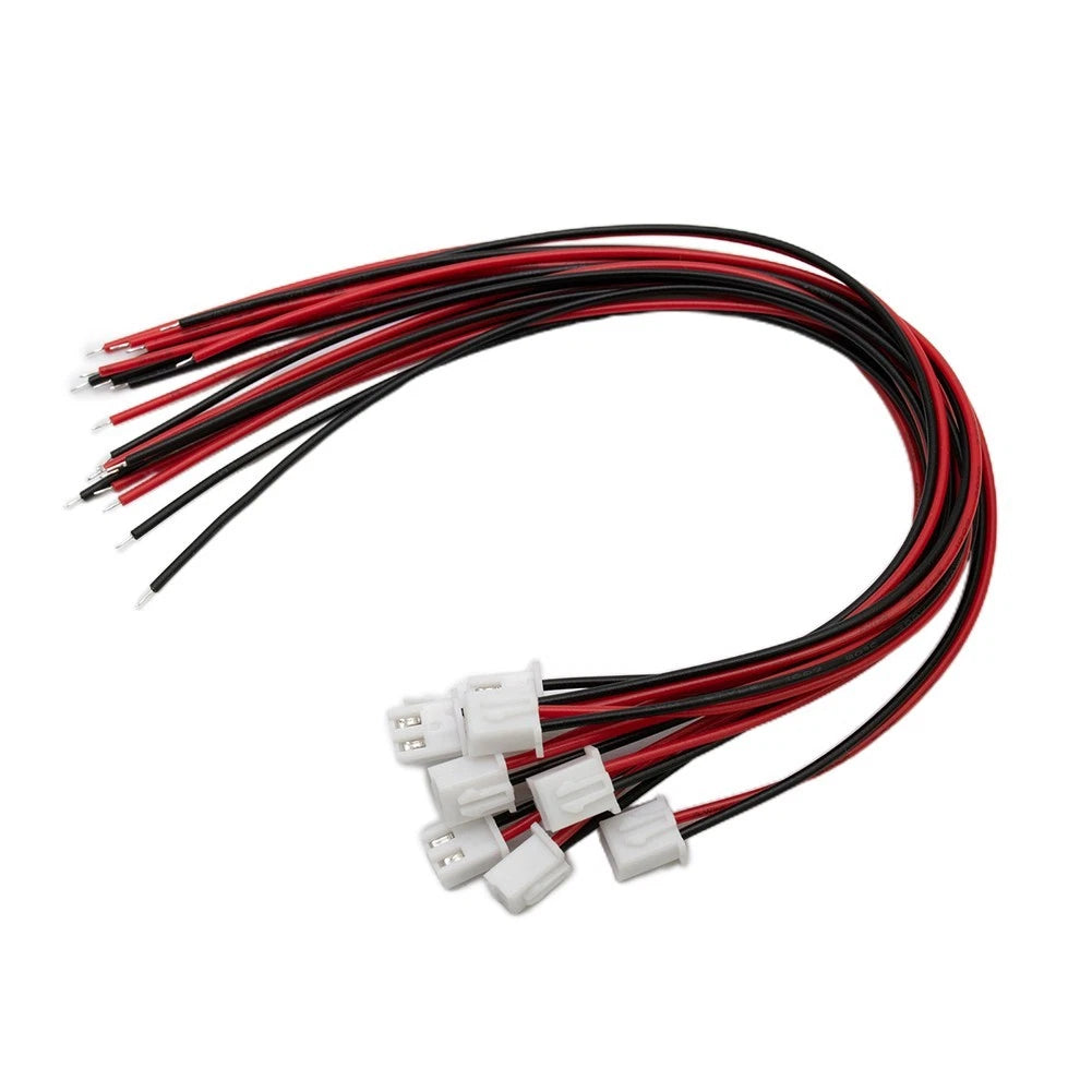 2 Pin XH2 54mm Connector Pack of 10 Sets with 200mm Wires