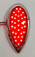 LED Tail Light with Chrome Bezel and Gasket for 1938–1939 Ford