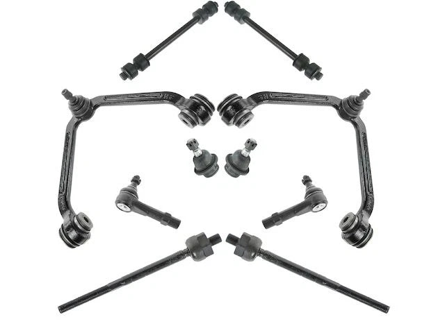 Front Control Arm Ball Joint Tie Rod End Kit for Mazda B4000 (1998–2009) KM413BG