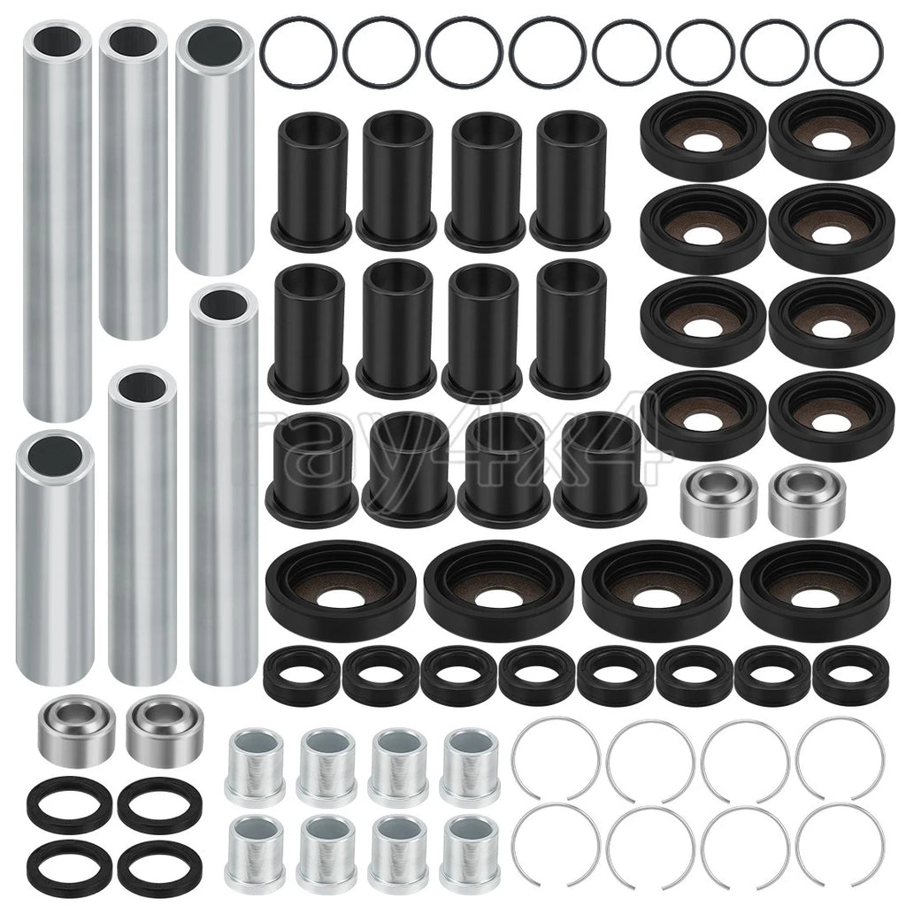 Set of 2 Rear A Arm Bushings Shaft Kit for Honda Rincon 650 680 (2003–2023)