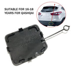 Black Rear Bumper Tow Hook Eye Covers for Nissan Qashqai