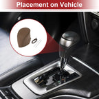 Gear Shift Knob Cover for Honda HR-V (2023–2024) Brown Faux Leather