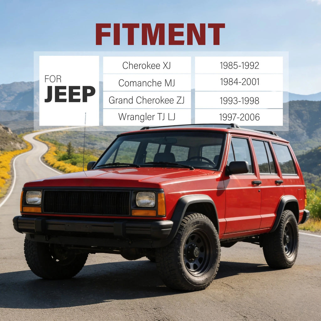 Adjustable Control Arms for Jeep Cherokee XJ (1984–2001) & Wrangler TJ (1997–2006)