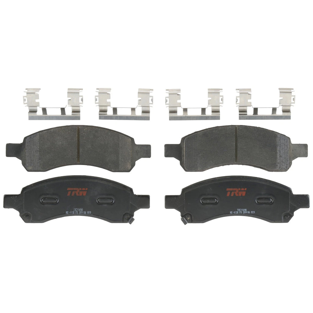 Set of 4 Disc Brake Pads for Chevrolet Trailblazer (2006–2009)