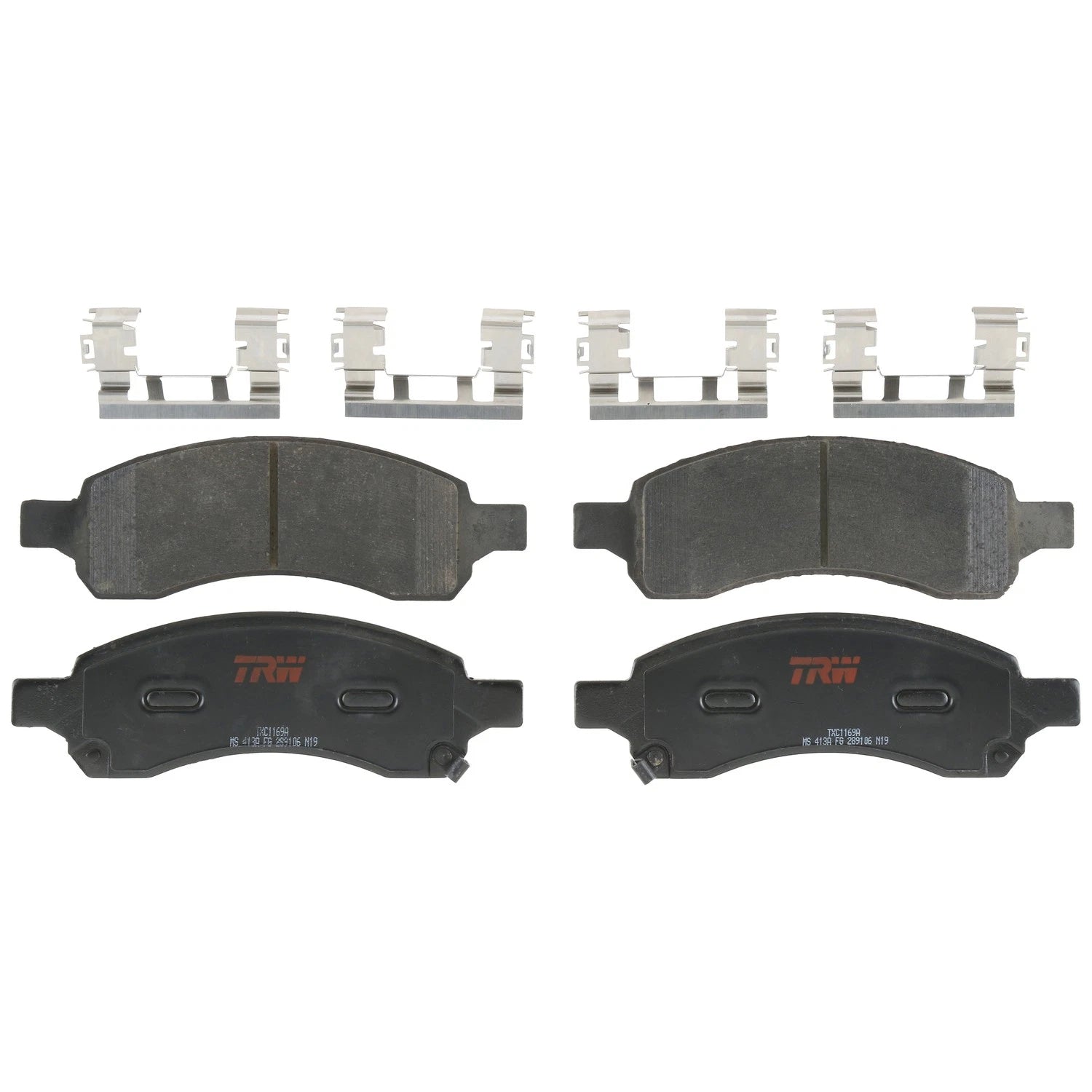 Set of 4 Disc Brake Pads for Chevrolet Trailblazer (2006–2009)