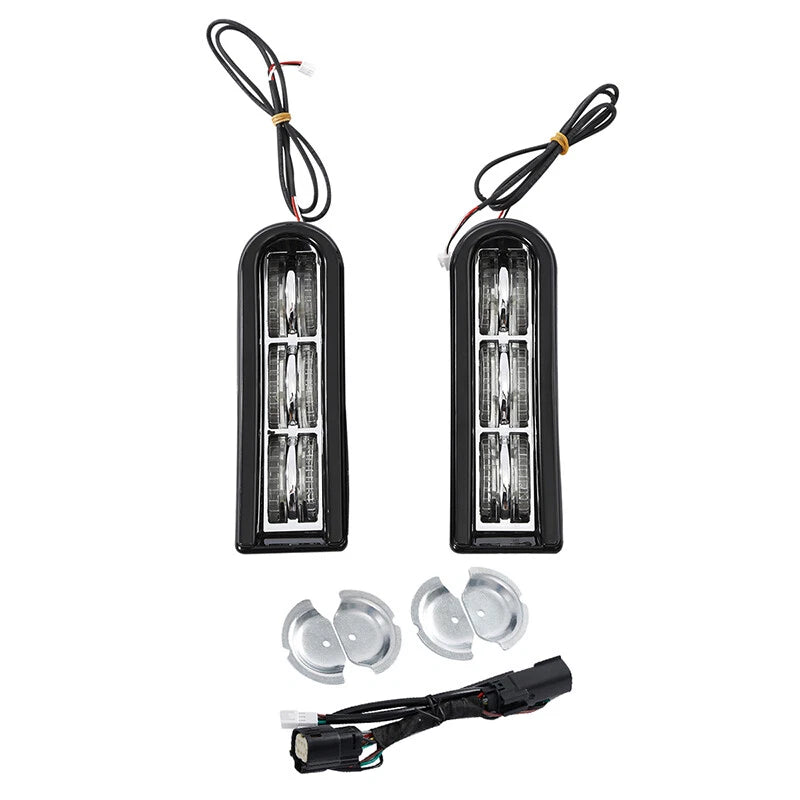 Saddlebag LED Insert Support & Brake Turn Light for Harley Touring (2014–2024)