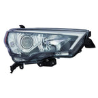 Passenger Side Headlight Lens Replacement with Black Bezel for Honda CR-V (2007–2011)