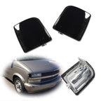 Set of 2 Smoked Corner Parking Side Marker Lamps for Chevy Safari Van