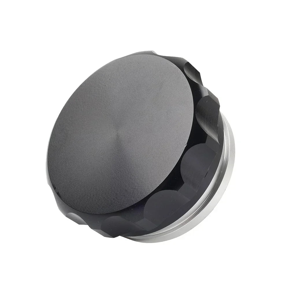 2" Black Aluminum Alloy Weld-On Filler Neck & Cap for Tank Cover
