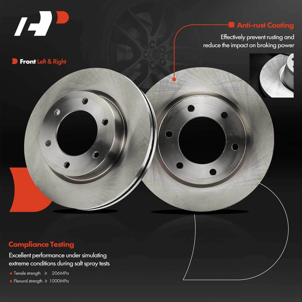 Front Disc Brake Rotors for Ford Ranger Bronco (2021–2023) 311mm