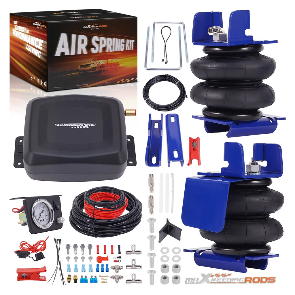 Air Suspension Springs + Air Compressor Kit for Ram 3500 6.4L 4WD (2013–2025)