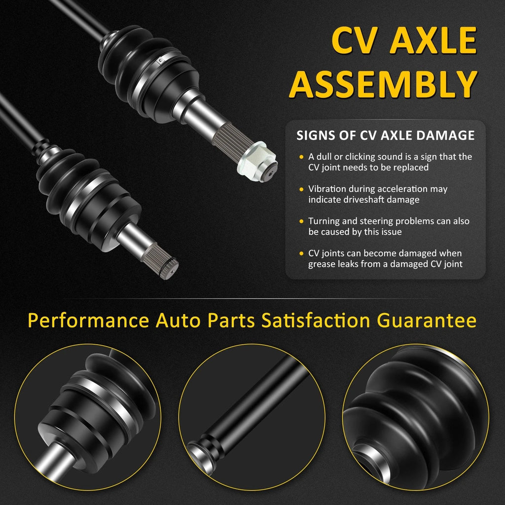 Front Driver Side CV Axle for Yamaha Rhino 450 660 (2006–2007)