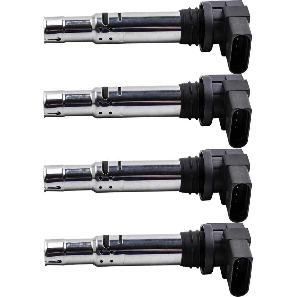 4x Ignition Coil for Audi Seat Skoda Octavia (2001–2013) 1.4