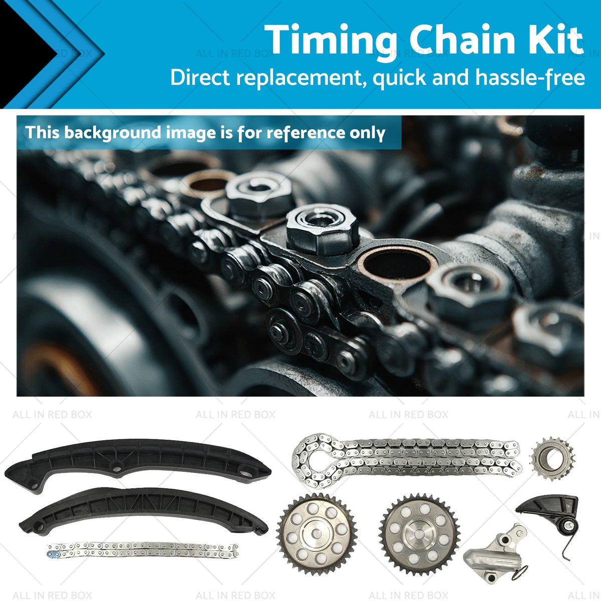 Timing Chain Kit for VW EOS, Golf, Golf Plus, Jetta, Passat, Scirocco, Sharan (2006–2015)