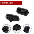 Smoked Black Side Marker Reflector Lights for Audi A6 S6 A4 (C5 C6 B6 B7)