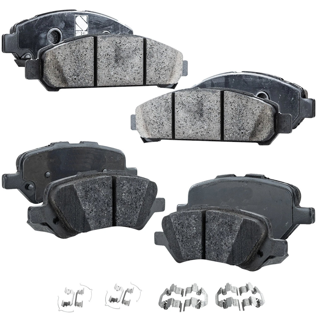 Set of 4 Ceramic Brake Pads for Toyota Venza (2009–2016)