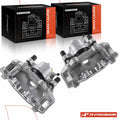 Pair Front Brake Calipers with Bracket for Ford Escape Focus (2013–2020)