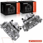 Pair Front Brake Calipers with Bracket for Ford Escape Focus (2013–2020)
