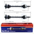 Set of 2 Rear CV Axle Shafts for Mazda RX-7 (1986–1991)