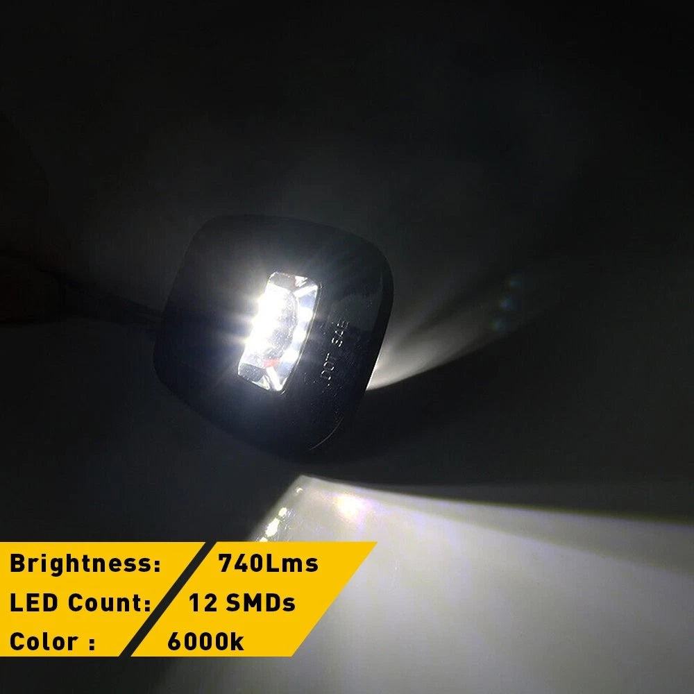 2X LED License Plate Lights for Chevy C/K 1500 2500 3500 (1988–2000)