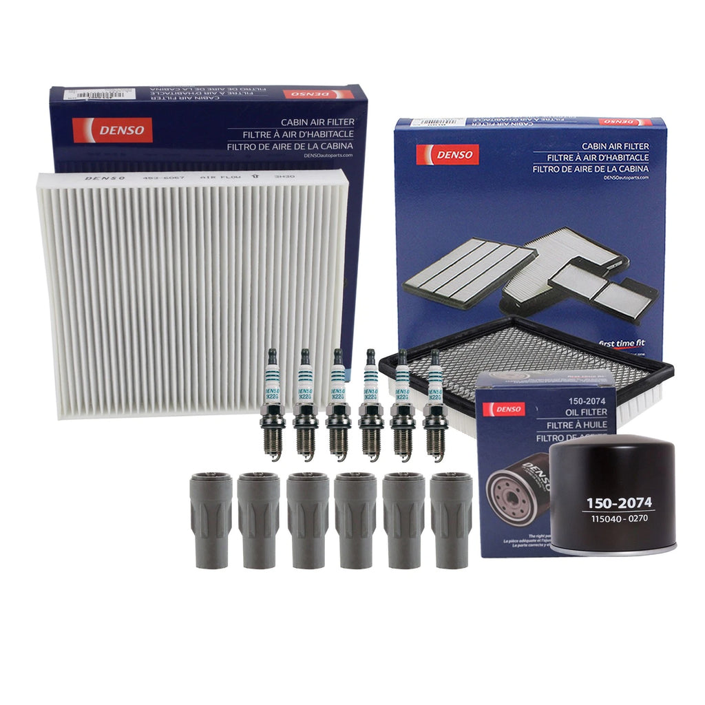 Denso Tune Up Kit 6 Spark Plugs & Boot Kit for Dodge Avenger (2008–2014)