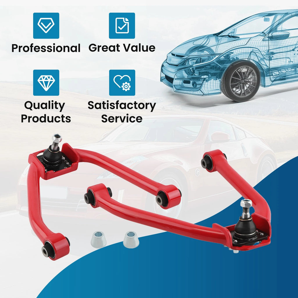 2X Adjustable Front Upper Camber Control Arms for Infiniti G35 (2003-2007)