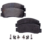 Disc Brake & Pad Kit for Ford F-350 Super Duty (2007) Front & Rear Semi-Metallic