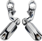 1-1/4" Chrome Highway Foot Pegs for Harley Davidson