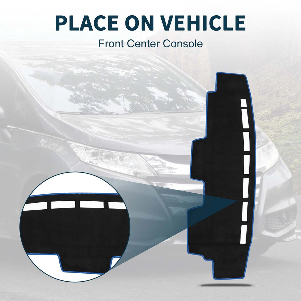 Dashboard Cover Mat for Honda N-Van JJ1 JJ2 (All Years) - Black Blue