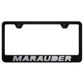 Etched on Black License Plate Frame - Officially Licensed for Mercury Marauder