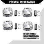 Engine Piston & Pin Snap Ring for Chevrolet Cruze 1.4L L4 (2011-2016)