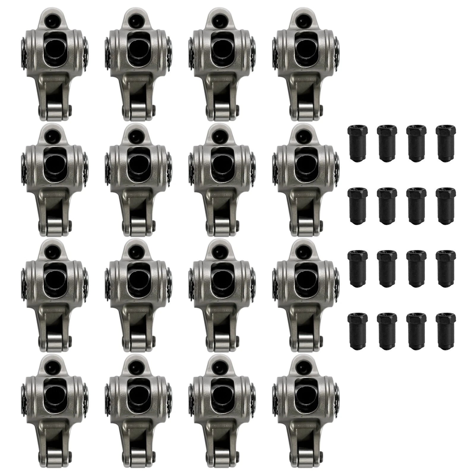 Set of 16 Roller Rocker Arms for Chevy SBC 302 350