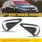 Set of 2 Fender Pillar Trim Mirror Corner Molding for Honda CR-V (2017–2019)