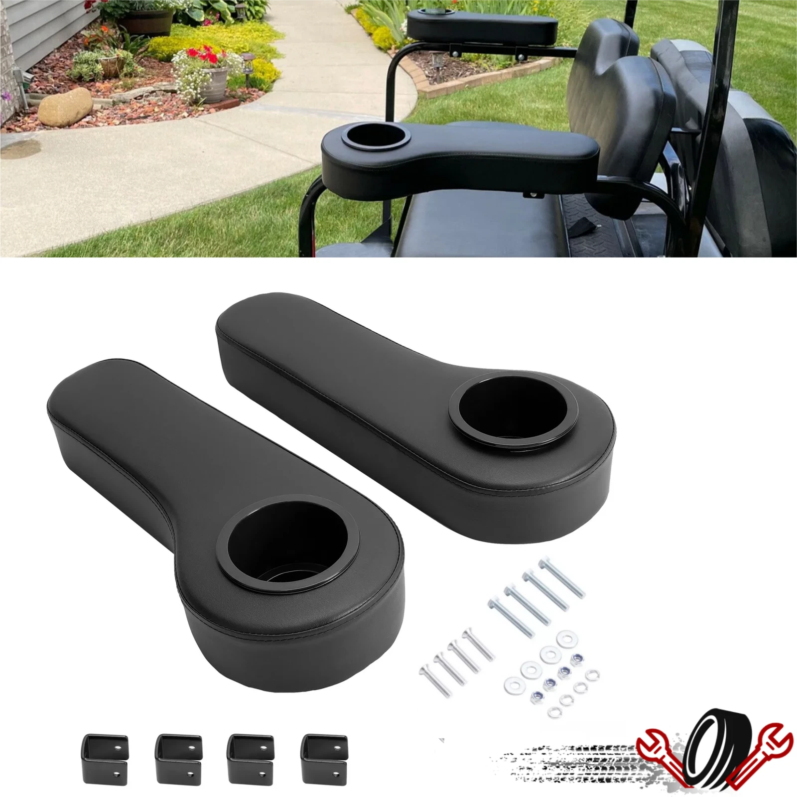 Cup Holder for EZGO/Club Car/Yamaha Golf Cart (Universal)