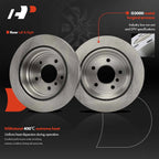 2x Rear Disc Brake Rotors for BMW 328i 325xi E90 (2007–2011)