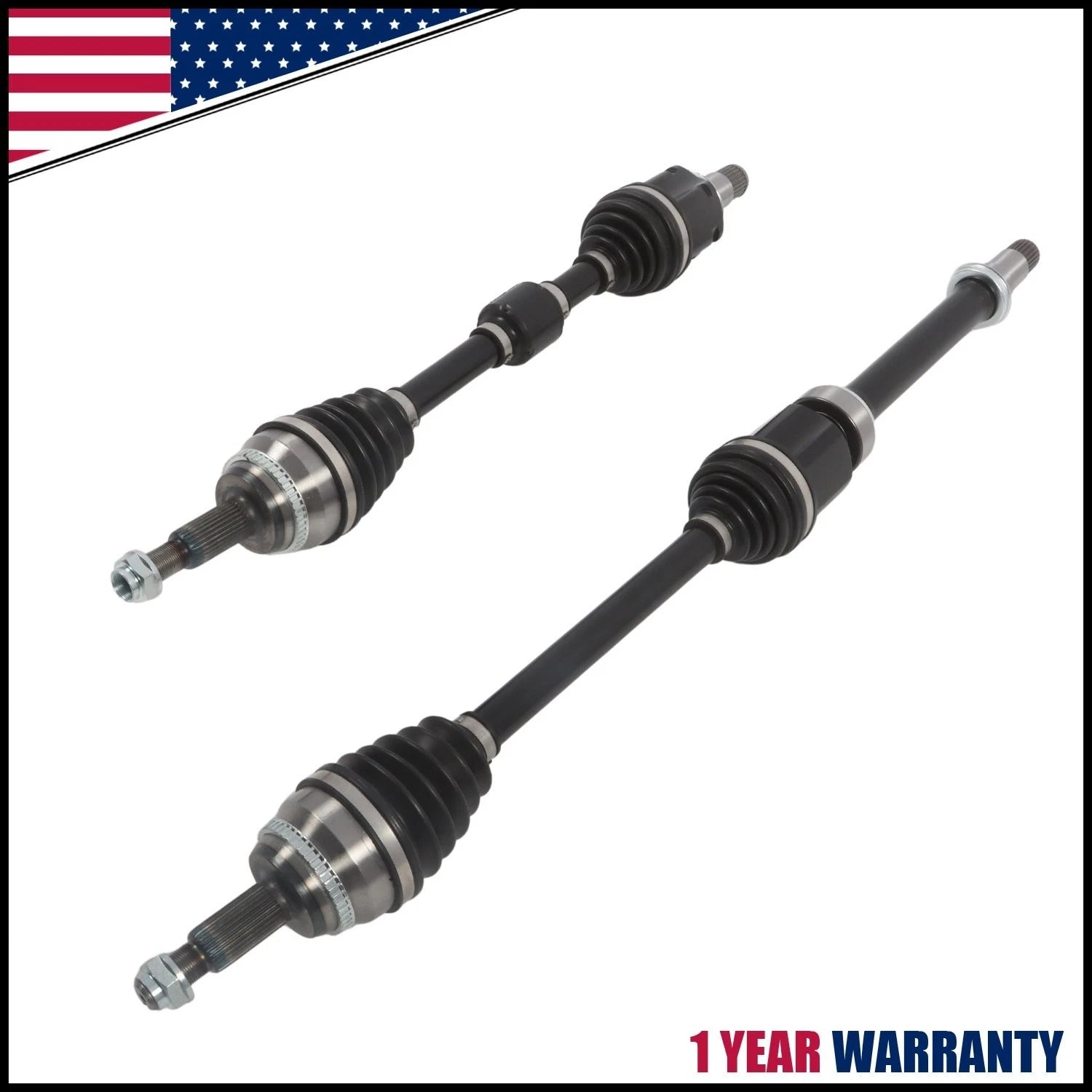Front Pair CV Axle Joint Shaft Assembly for Toyota Sienna (2011–2016)