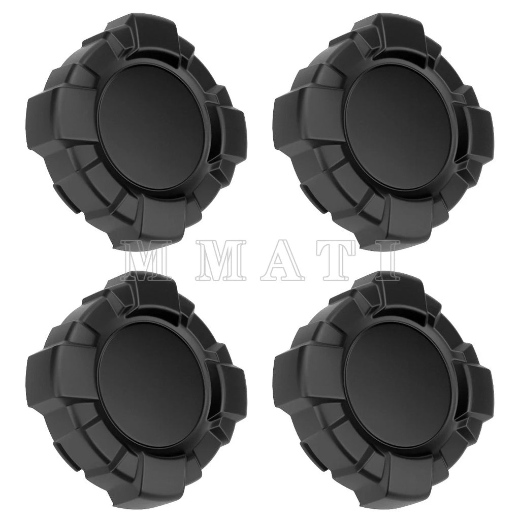 Set of 4 Black Wheel Center Caps for Polaris General 1000 (2016–2025)