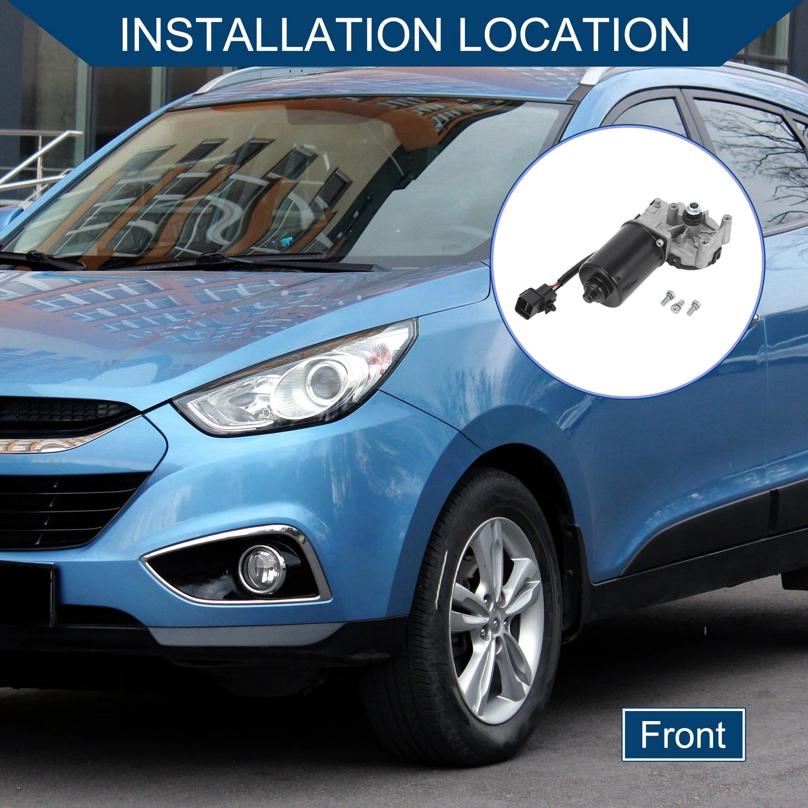 Front Windshield Wiper Motor for Hyundai ix35 (2010–2015)
