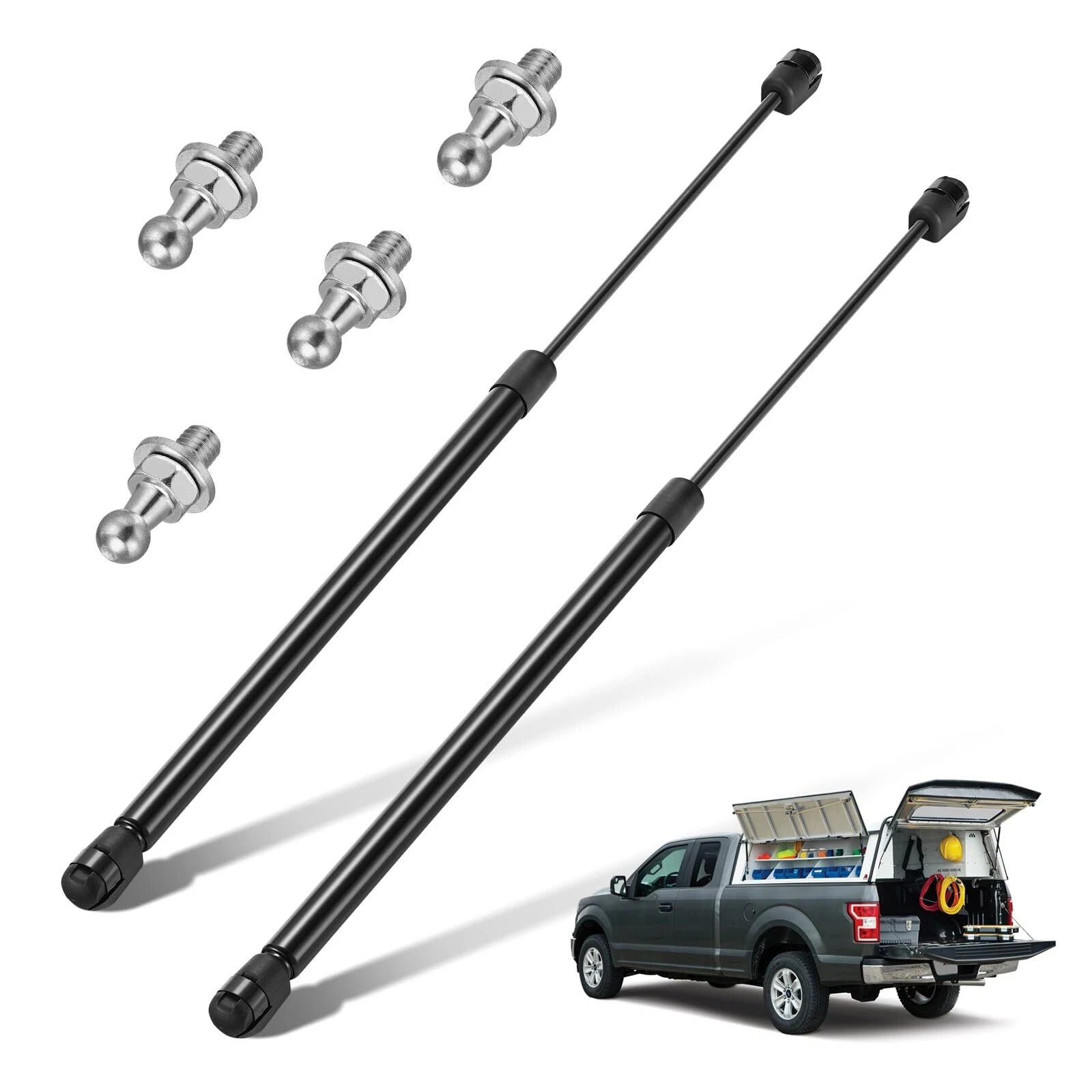 Set of 2 Gas Struts for RV Bed Truck Tonneau Cover (20")