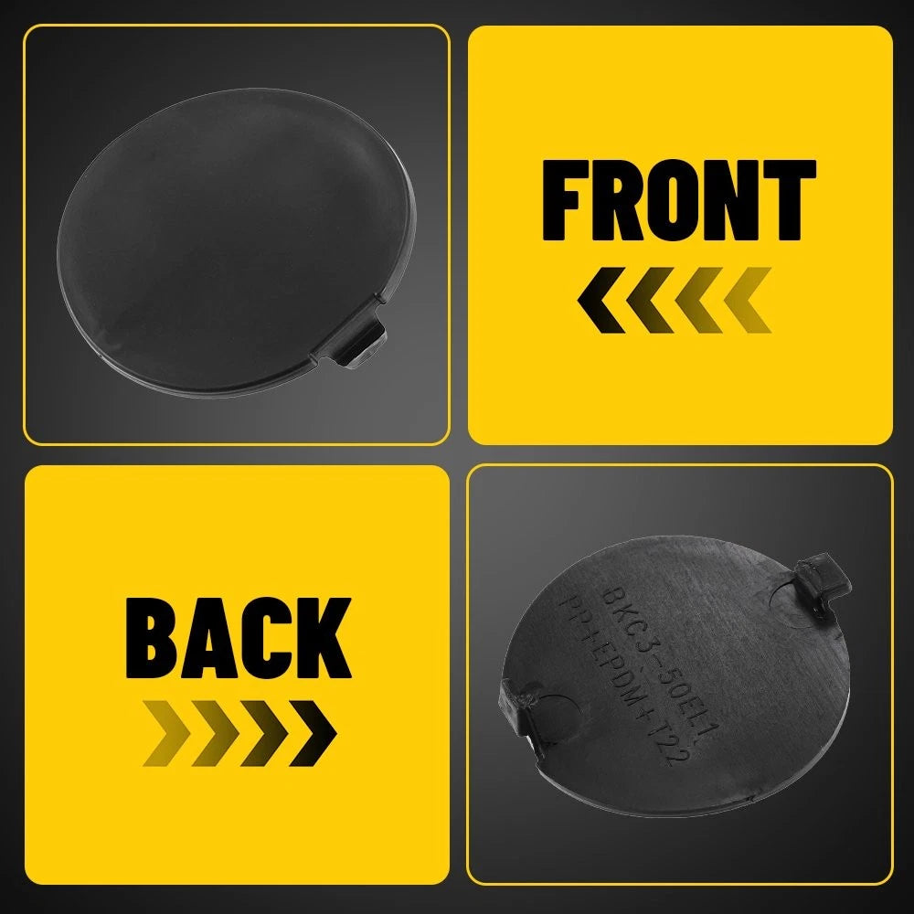 Set of 2 Tow Hook Cover Caps for Mazda 3 (2014–2018)