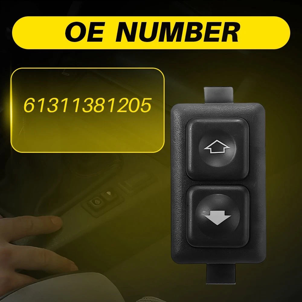 4X Illuminated Window Control Switch for BMW 3 Series Sedan E30 (1982–1992)