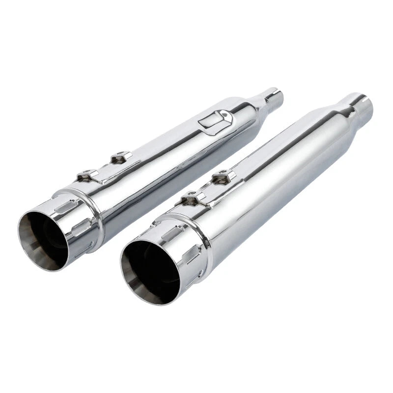 4" Megaphone Slip-on Muffler Exhaust Pipe for Harley Electra Glide (2017–2023)
